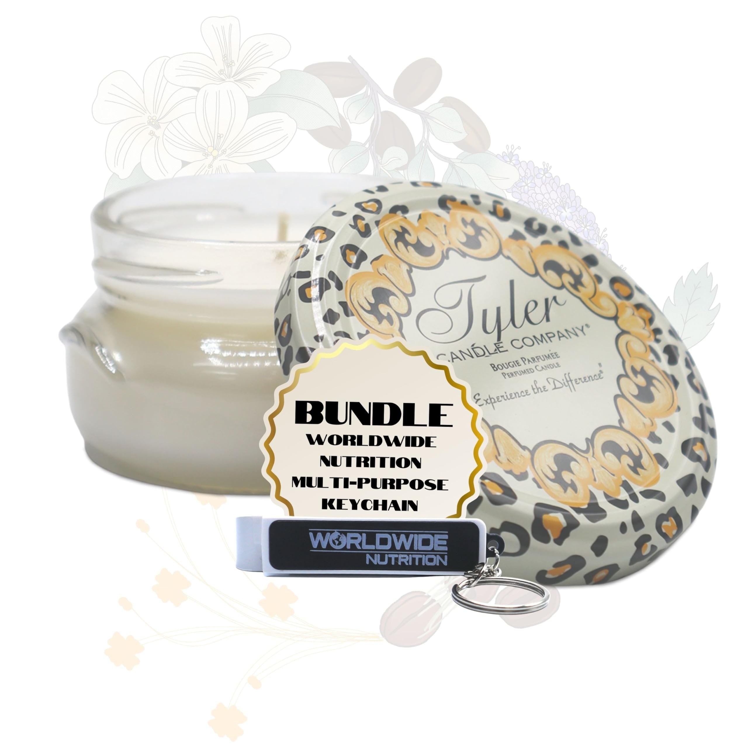  Worldwide Nutrition Bundle, 2 Items: Tyler Candle