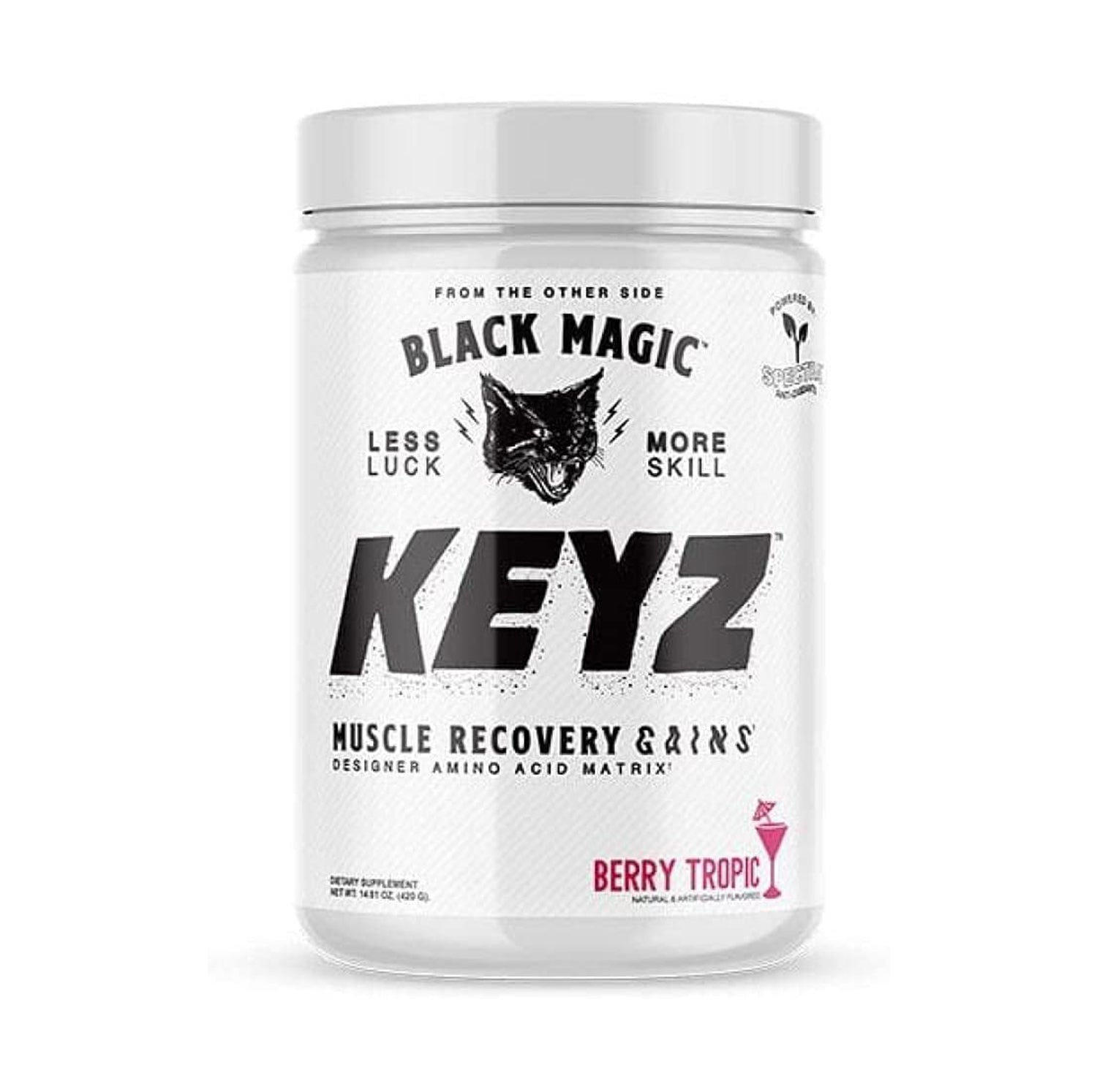 Black Magic Supply Keyz Muscle Recovery Gains - Amino Acid Matrix Powder - Berry Topic - 420g