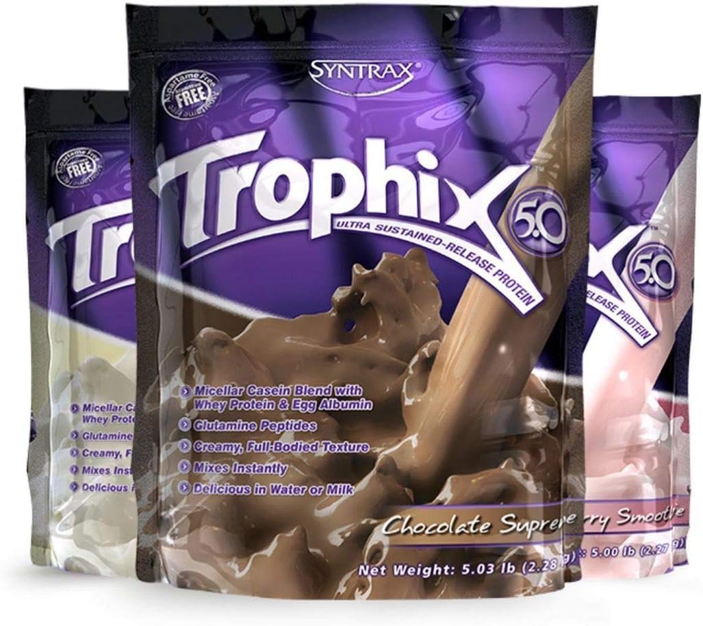 Syntrax Trophix - Ultra Sustained-Release Protein Powder - Kosher & Halal - Muscle Support - 5lb