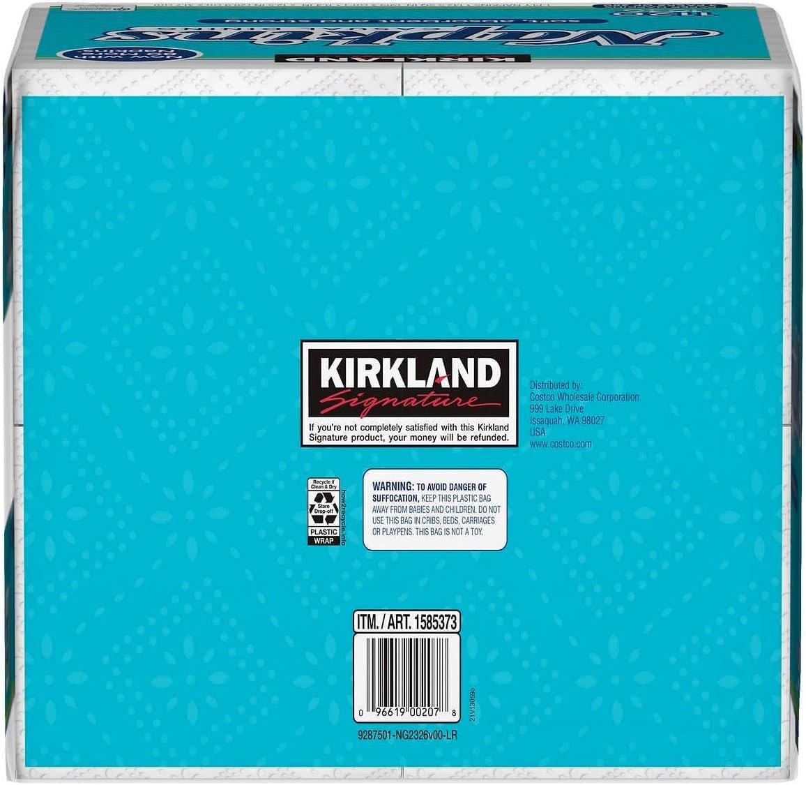 Kirkland Signature 1-Ply Paper Napkins, Casual Dining - Soft, Absorbent, Strong - 4 Packs of 280 (Total 1,120 Count)