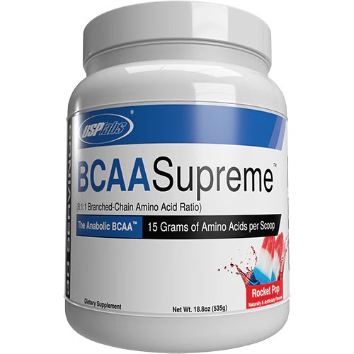 USP Labs BCAA Supreme Powder – Rocket Pop Flavor (18.8 oz)