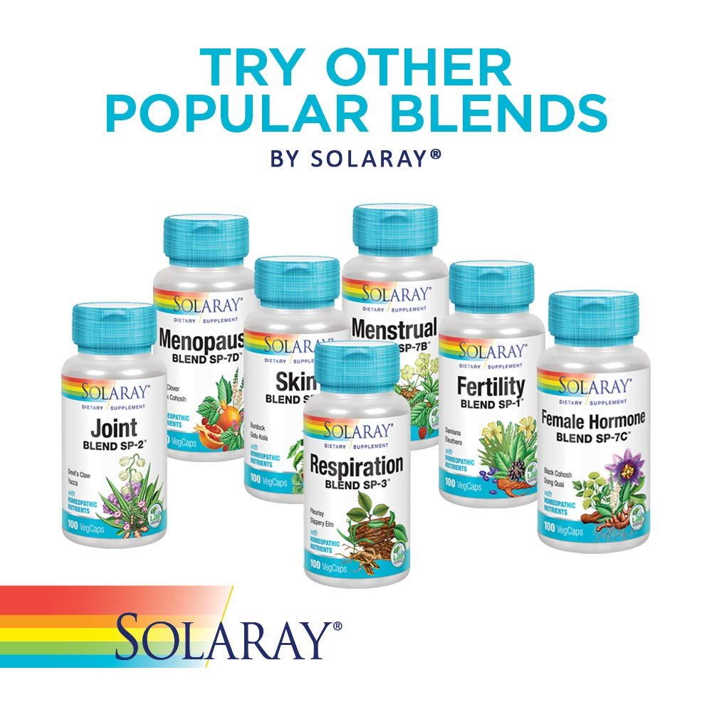 SOLARAY Kidney Blend SP-6 | Herbal Blend w/Cell Salt Nutrients to Help Support Healthy Kidney Function | Non-GMO, Vegan (1 Pack)