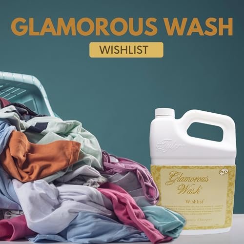 Tyler Glamorous Wash Wishlist Scent Fine Laundry Liquid Detergent - Hand and Machine Washable - 1.89L (64 Fl Oz) -Pack of 1 with Multi-Purpose Key Chain