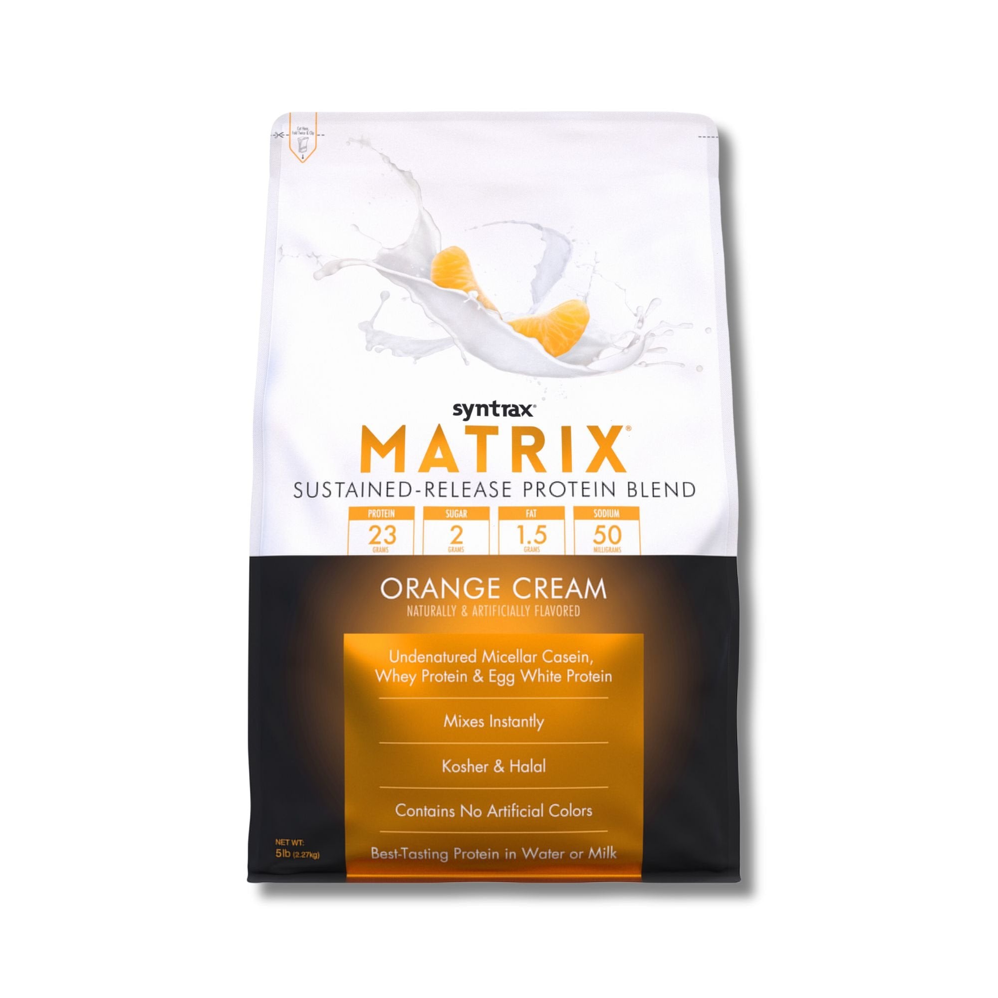 Syntrax Matrix Sustained-Release Protein Powder Blend - Kosher & Halal - Muscle Support - 5 lb - Pack of 1