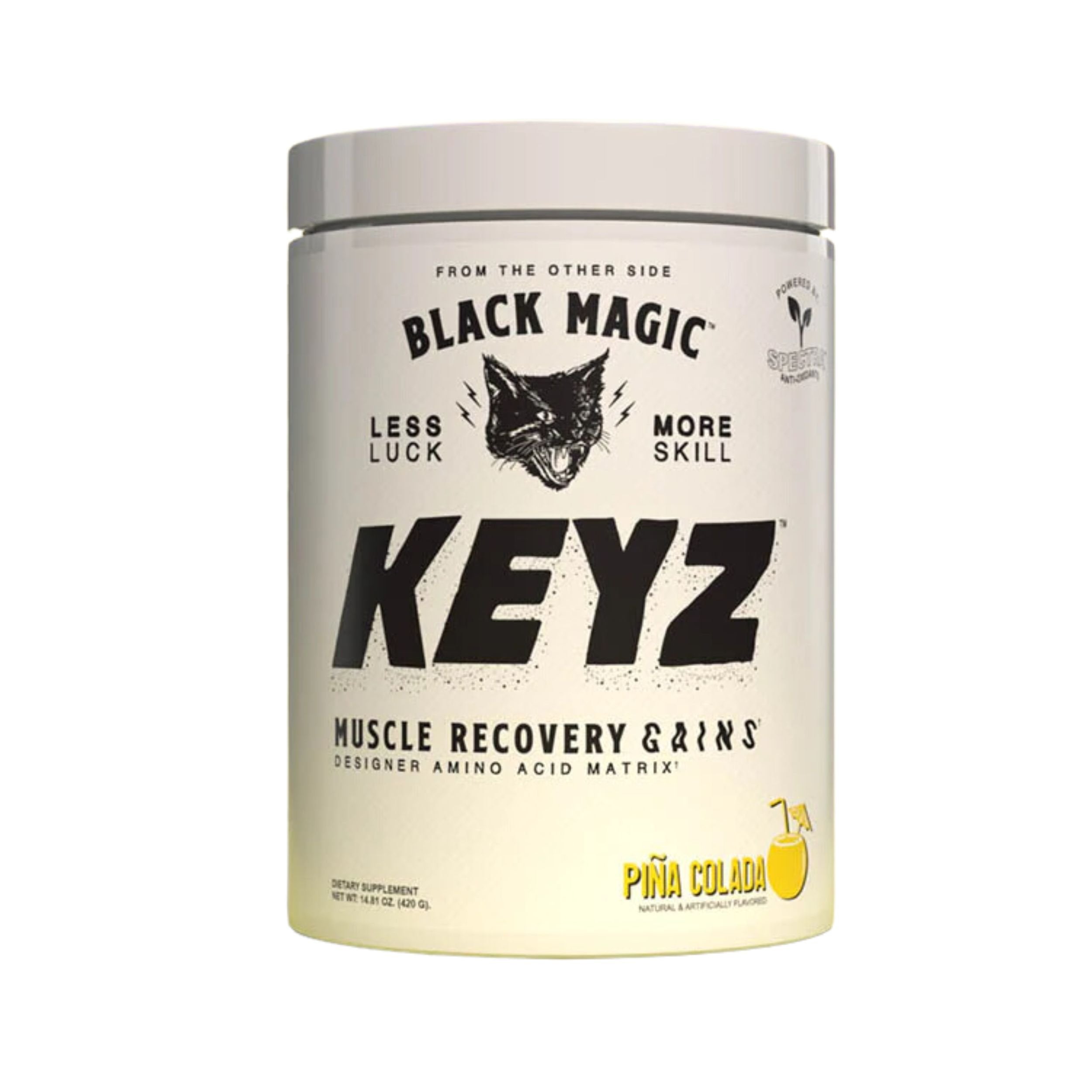 Black Magic Supply Keyz Amino Acid Recovery Matrix Powder - Muscle Support - Pina Colada Flavor - 420g - 30 Servings - Pack of 1