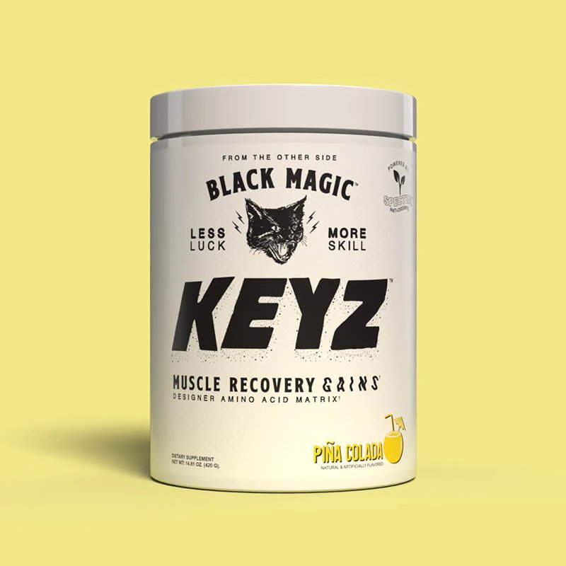 Black Magic Supply Keyz Amino Acid Recovery Matrix Powder - Muscle Support - Pina Colada Flavor - 420g - 30 Servings - Pack of 1