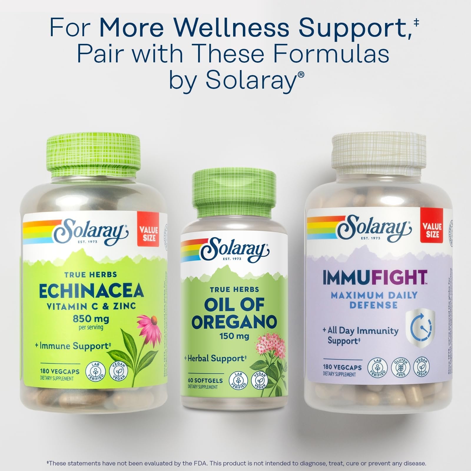 Solaray Oil of Oregano Softgels 150 mg - Oregano Oil Supplement for Powerful Wellness Support - Gentle Digestion - Extra Virgin Olive Oil Base - Vegan, 60-Day Guarantee - 60 Servings, 60 Softgels