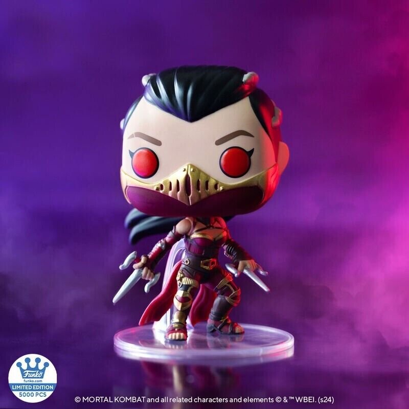 Mileena Funko Pop! Games Mortal Kombat 1 - Limited Edition 1 of 5000 - Approx. 3.8" Collectible Exclusive Vinyl Figure #1024 with Case