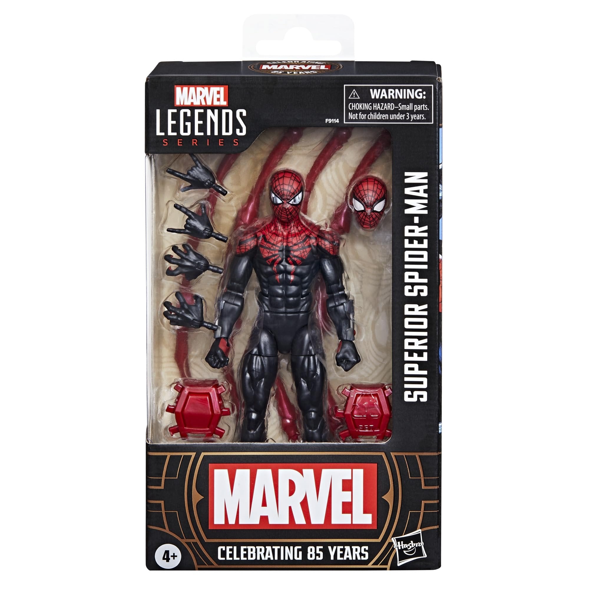 Marvel Legends Series Superior Spider-Man, 85th Anniversary Comics Collectible 6-Inch Action Figure