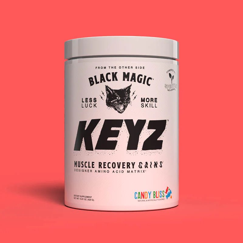 Black Magic Supply Keyz Amino Acid Recovery Matrix Powder - Muscle Support - Candy Bliss Flavor - 420g - 30 Servings - Pack of 1