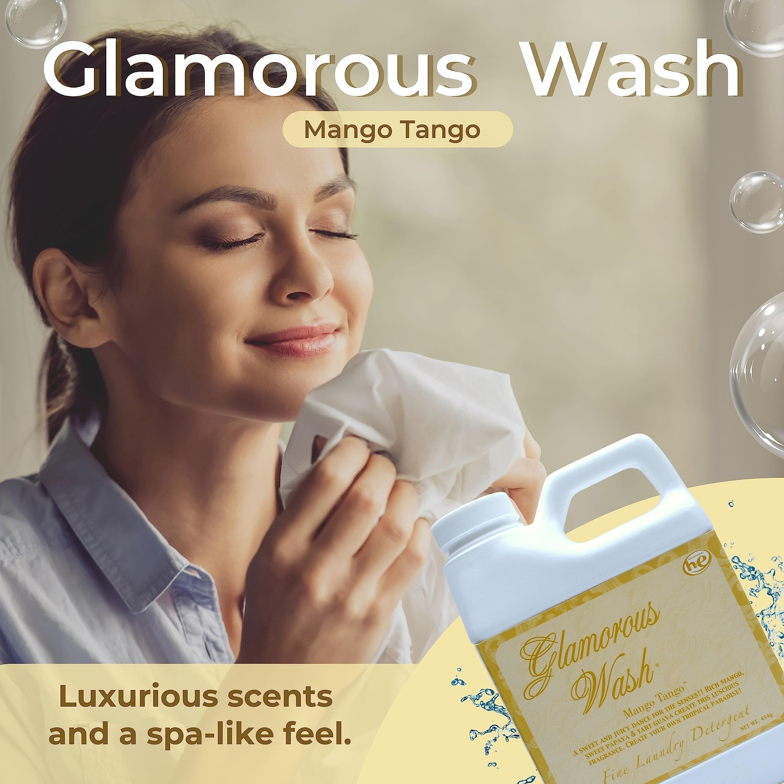 Tyler Candle Company Glamorous Wash Diva Fine Laundry Detergent - Luxury  Liquid Laundry Detergent - Hand and Machine Washable - 1 Gallon with  Worldwide Nutrition Multi Purpose Key Chain 