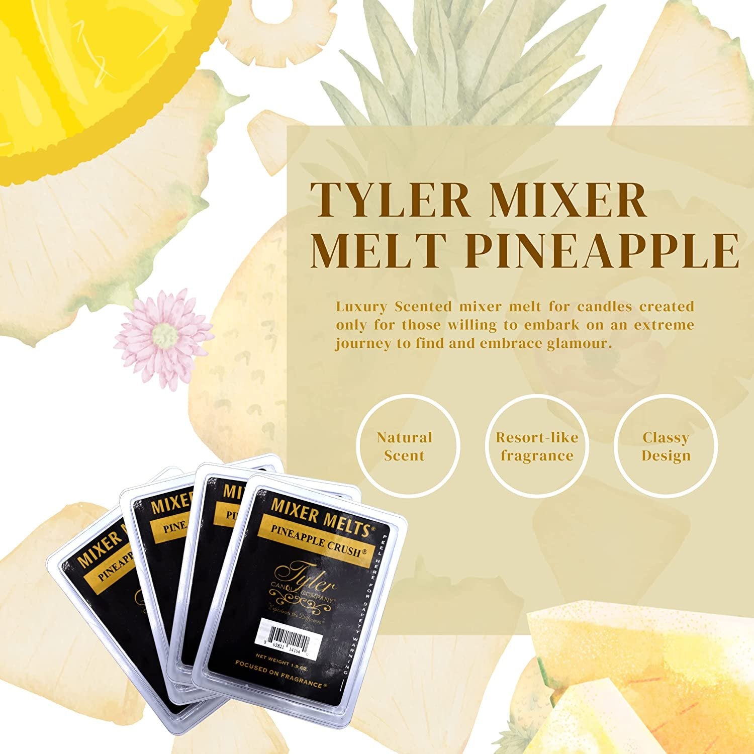 Worldwide Nutrition Tyler Candle Company Resort Scent Wax Melts - Soy