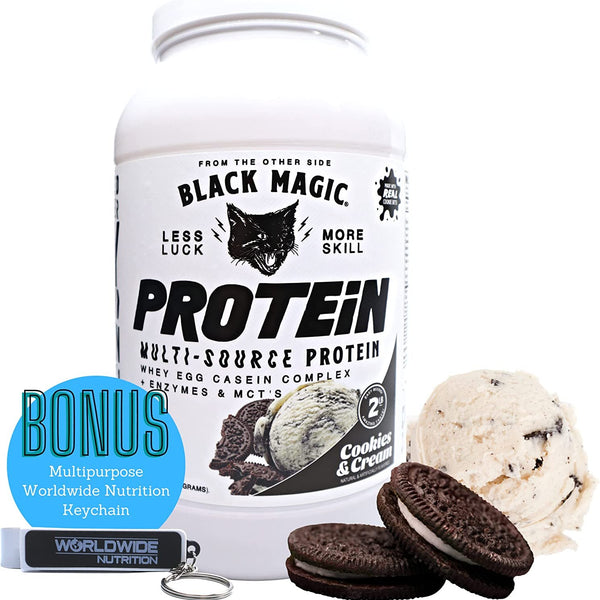 Vanilla Ice Cream Black Magic Multi-Source Protein - Whey, Egg, and Ca