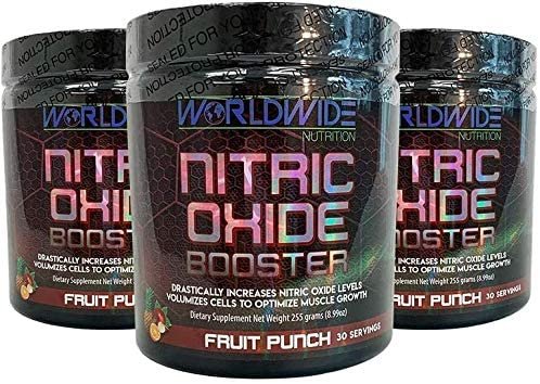 Worldwide Nutrition Nitric Oxide Supplement, 6g of Citrulline Per Scoop - 30 Servings